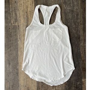 Lululemon cotton racer back tank top, size 2